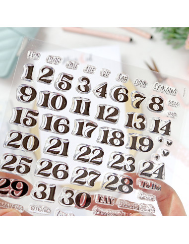 Mi agenda perfecta clear stamps set |...