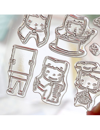 Sea lo que sea Clear stamp set Sea lo que sea Clear stamp set