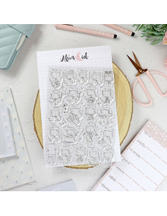 Sea lo que sea Clear stamp set