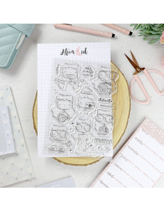 esmivida Clear stamp set by Alúa Cid