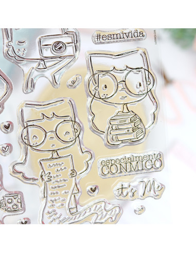 esmivida Clear stamp set by Alúa Cid esmivida Clear stamp set by Alúa Cid