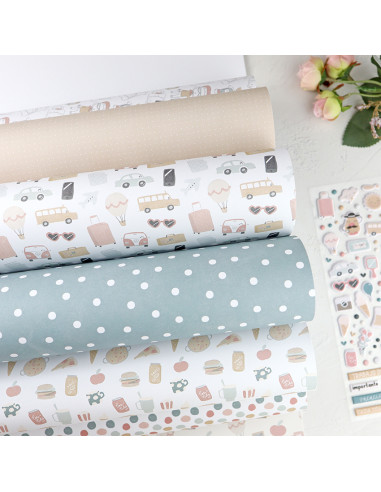 Sea lo que sea 12x12" paper pad | Alúa Cid design