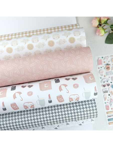 Sea lo que sea 12x12" paper pad | Alúa Cid design