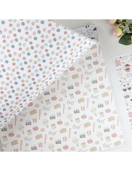 Sea lo que sea 12x12" paper pad | Alúa Cid design