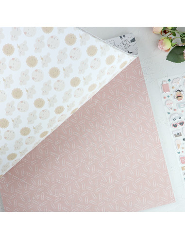 Sea lo que sea 12x12" paper pad | Alúa Cid design