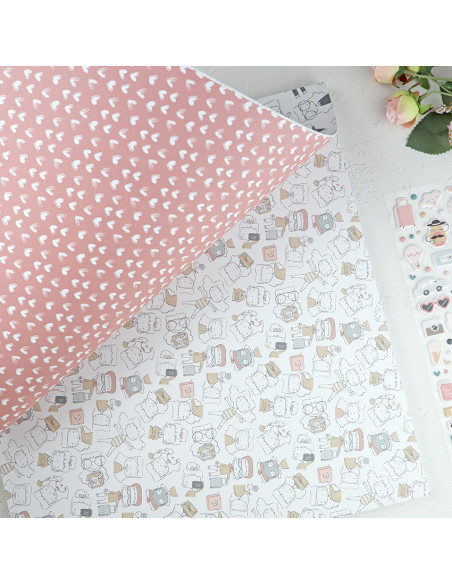 Sea lo que sea 12x12" paper pad | Alúa Cid design