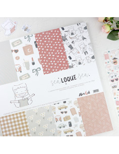 Sea lo que sea 12x12" paper pad | Alúa Cid design