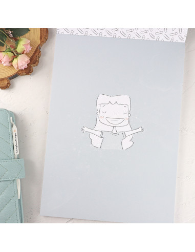 Sea lo que sea 9x12" paper pad | Alúa Cid design