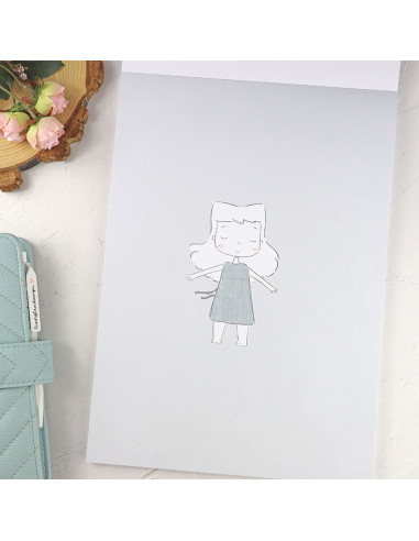 Sea lo que sea 9x12" paper pad | Alúa Cid design