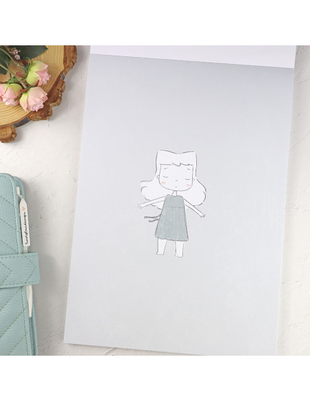 Sea lo que sea 9x12" paper pad