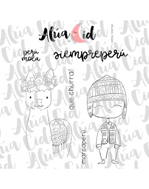Siempre Perú clear stamps set | Alúa Cid
