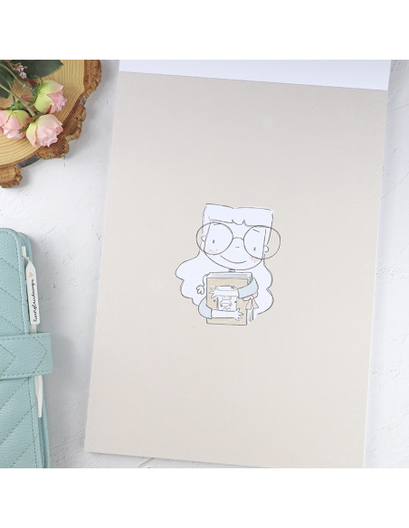 Sea lo que sea 9x12" paper pad | Alúa Cid design