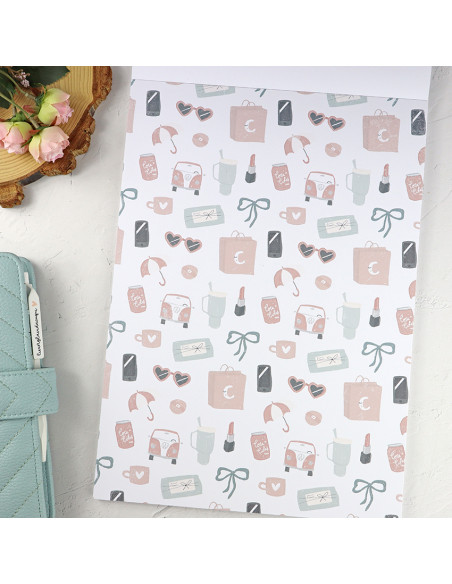 Sea lo que sea 9x12" paper pad