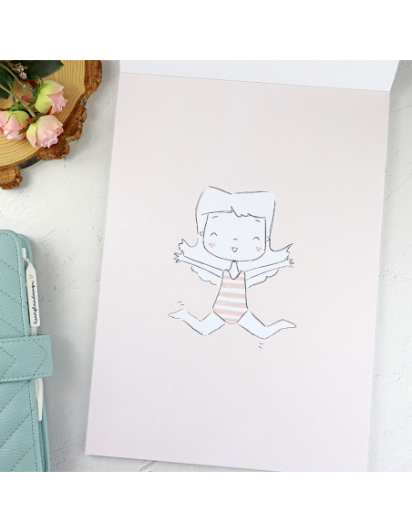 Sea lo que sea 9x12" paper pad