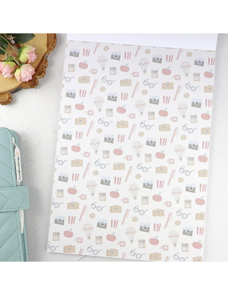 Sea lo que sea 9x12" paper pad