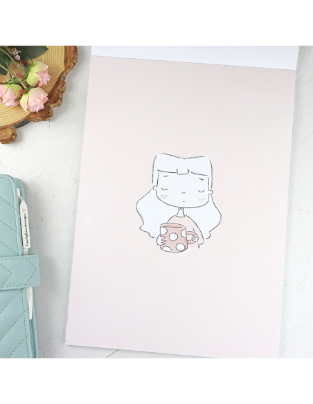 Sea lo que sea 9x12" paper pad