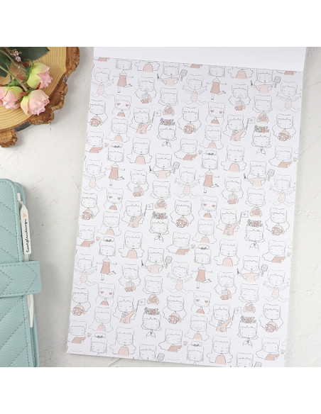 Sea lo que sea 9x12" paper pad