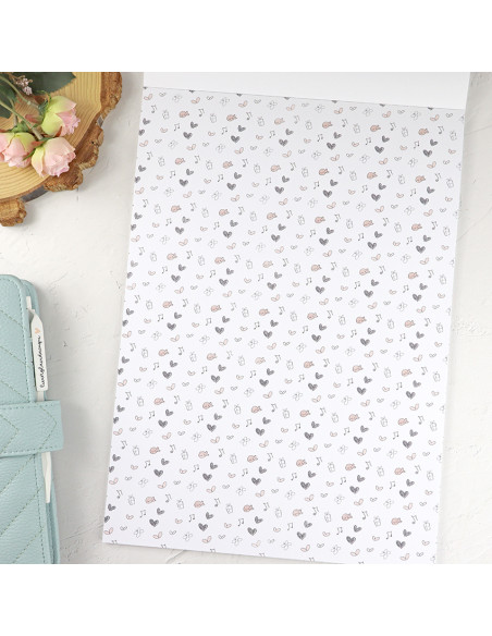 Sea lo que sea 9x12" paper pad