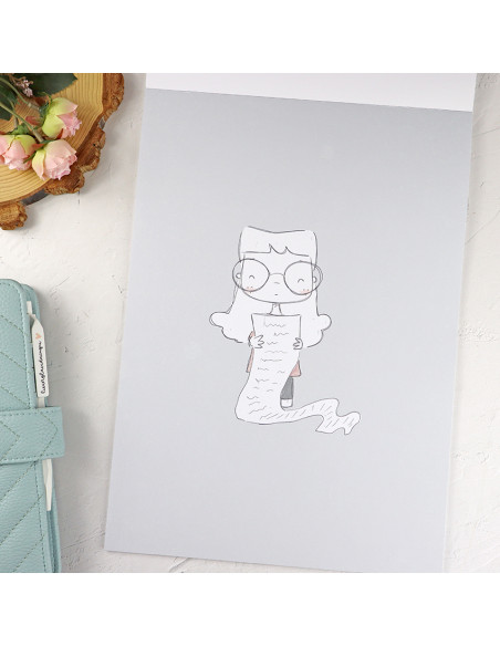 Sea lo que sea 9x12" paper pad | Alúa Cid design