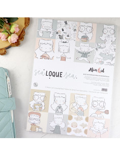 Sea lo que sea 9x12" paper pad | Alúa Cid design