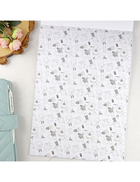 Sea lo que sea 9x12" paper pad