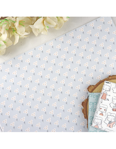 Bellis Perennis laminated paper sheet...