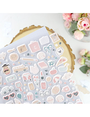 Sea lo que sea puffy stickers | Alúa... Sea lo que sea puffy stickers | Alúa...