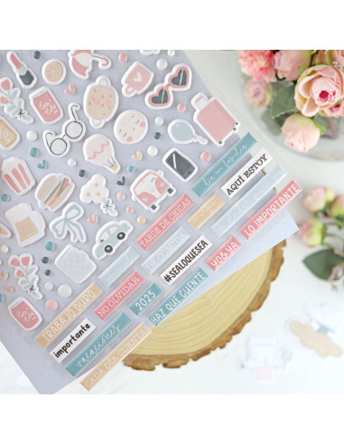 Sea lo que sea puffy stickers | Alúa... Sea lo que sea puffy stickers | Alúa...