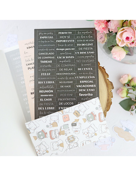 Sea lo que sea stickers set by Alúa Cid