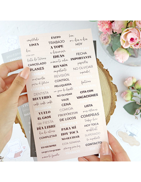 Sea lo que sea stickers set by Alúa Cid