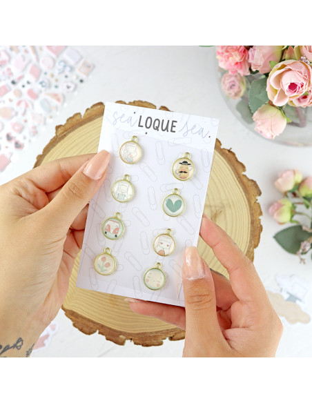 Sea lo que sea mini metallic charms | Sea lo que sea collection