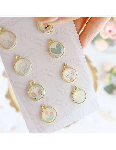 Sea lo que sea mini metallic charms |... Sea lo que sea mini metallic charms |...