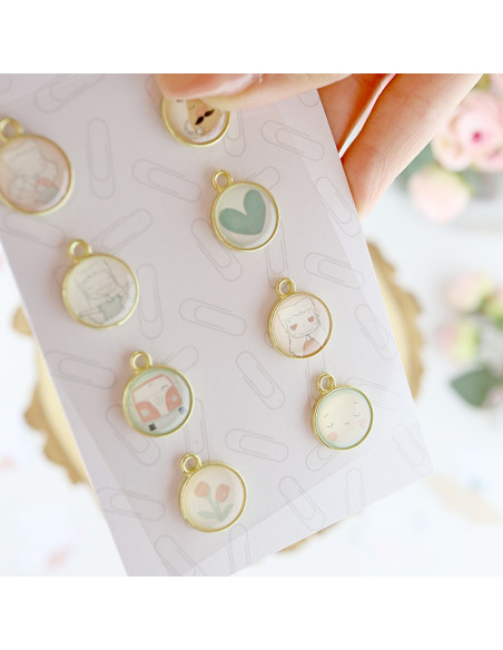 Sea lo que sea mini metallic charms | Sea lo que sea collection