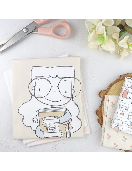 Taller de scrap Printed panel fabric | Sea lo que sea collection