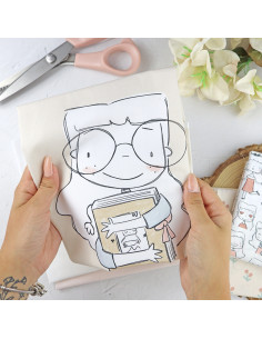 Taller de scrap Printed panel fabric | Sea lo que sea... 2