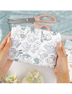 5m Popurrí Verde printed fabric | Sea lo que sea by Alúa Cid