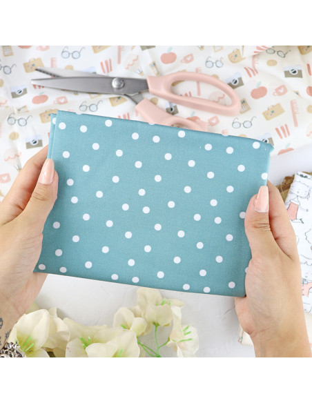 5m Polka printed fabric | Sea lo que sea by Alúa Cid