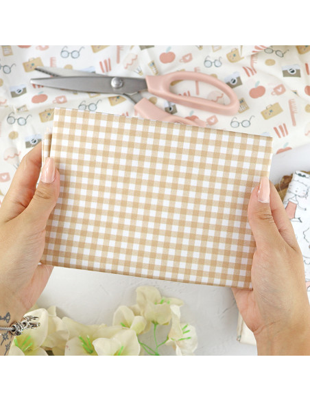 5m Minivichy Mostaza printed fabric | Sea lo que sea by Alúa Cid