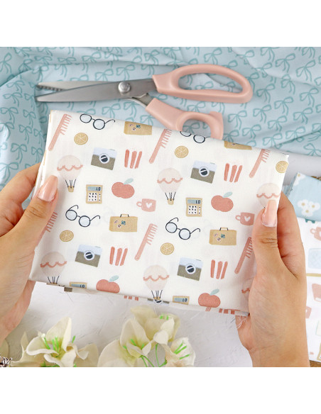 5m Retro printed fabric | Sea lo que sea by Alúa Cid