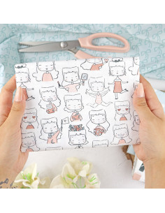 5m Popurrí Rosa printed fabric | Sea lo que sea by Alúa Cid