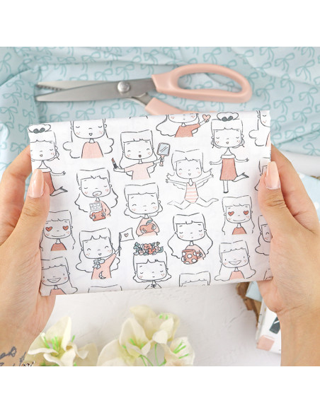 5m Popurrí Rosa printed fabric | Sea lo que sea by Alúa Cid