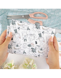 5m Popurrí Chanel printed fabric | Sea lo que sea by Alúa Cid