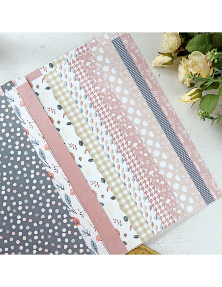 Otoño coordinated papers kit | Rita's Diary collection by Alúa Cid