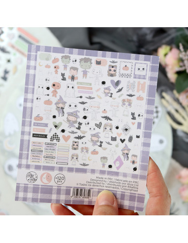Cute Halloween die-cuts set | Alúa Cid