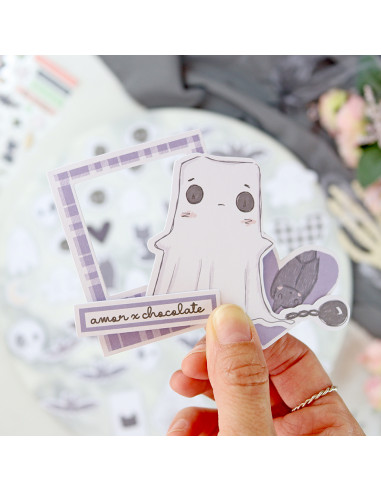 Cute Halloween die-cut by Alúa Cid