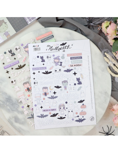 Cute Halloween puffy stickers | Alúa...