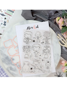 Cute Halloween stamp & dies set by Alúa Cid 2