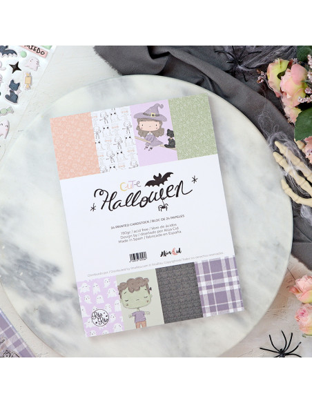 Cute Halloween 6x8" paper pad | Alúa Cid design