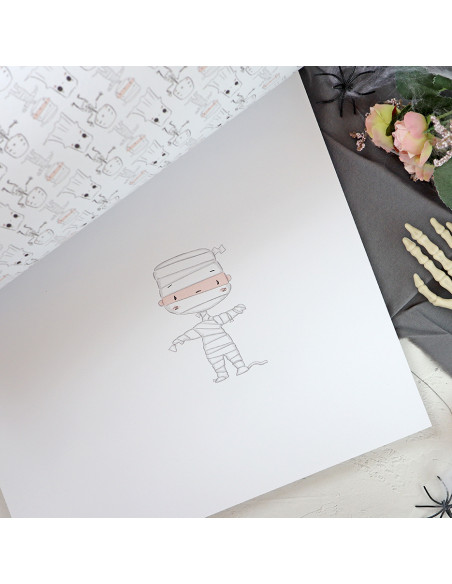 Cute Halloween 12x12" paper pad | Alúa Cid design
