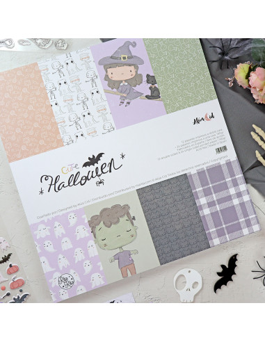 Cute Halloween 12x12" paper pad |...